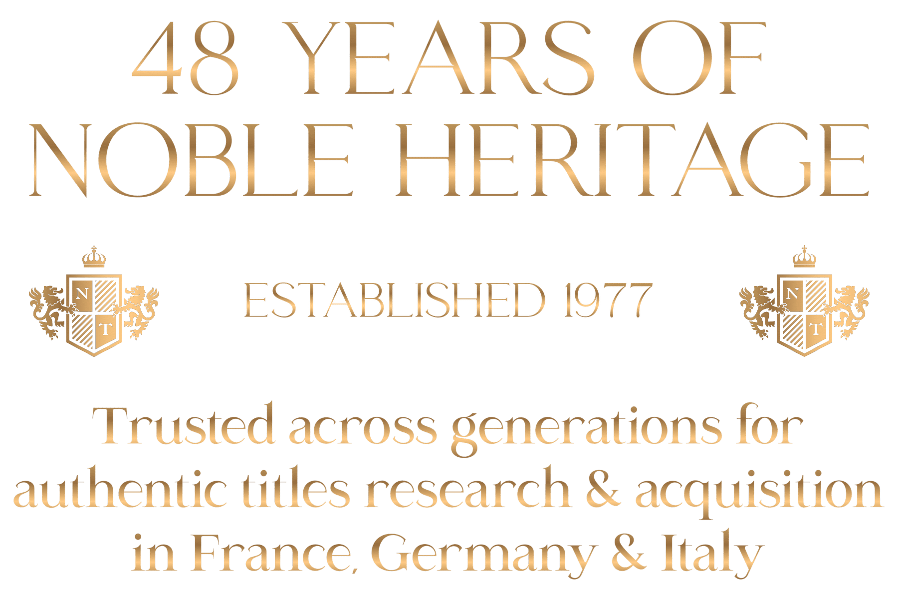 48years Noble Heritage Logo Banner